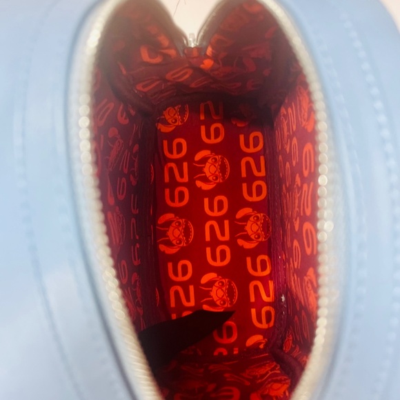 NWT- Loungefly Disney Stitch Experiment Womens 626 Faux Leather Mini BackPack - Picture 7 of 15